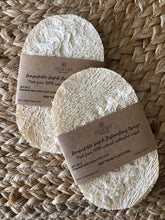 Load image into Gallery viewer, Compostable Loofah Dishwashing Sponge x 2