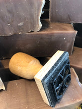 Load image into Gallery viewer, Dublin Soap Blackberry & Bay handmade block of soap and logo stamp.