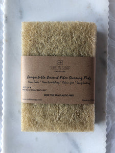 Compostable Coconut Fibre Scouring Pad x 4